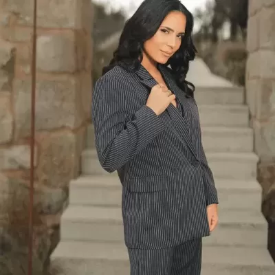 Conjunto fato 3 peças: Blazer + calças + colete Spaccio by Cristina