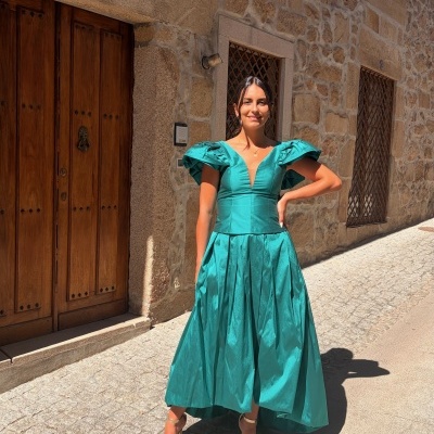 Conjunto de Saia Midi com Top Moncho Heredia