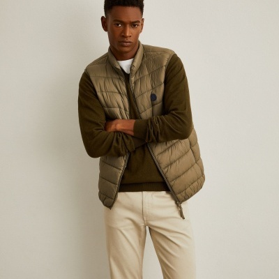 Colete acolchoado de gola subida Lion of Porches