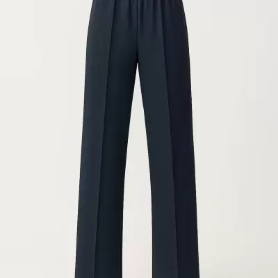 Calças camel com risca lateral Sahoco