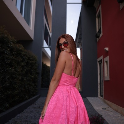 Vestido abaloado Swallow