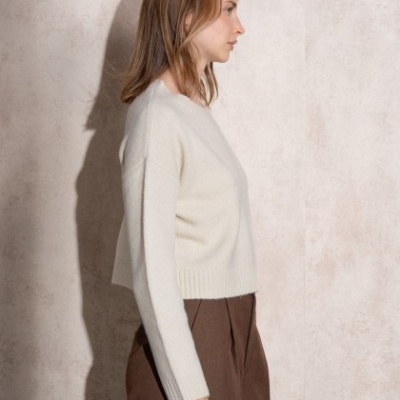 Camisola de malha com decote redondo SMF