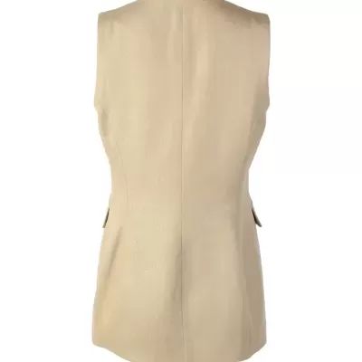 Colete Comprido com Linho Sahoco