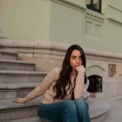 Casaco liso com botões Scripta