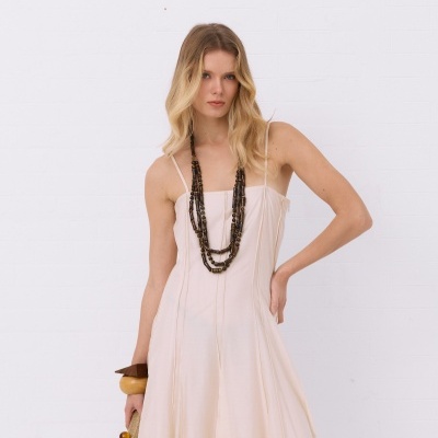Vestido midi Swallow