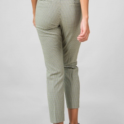 Calças cinto elástico quadrados Ferrache