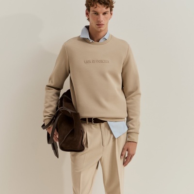 Sweatshirt com logotipo Lion of Porches