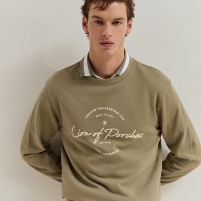 Sweatshirt em algodão Lion of Porches