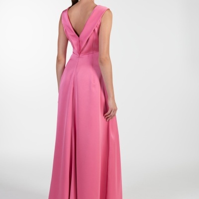 VESTIDO COMPRIDO ACETINADO ANA SOUSA