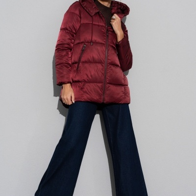 Parka acolchoada com capuz Ferrache