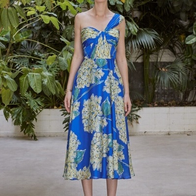 VESTIDO CHIFFLE MIDI CARLA RUIZ