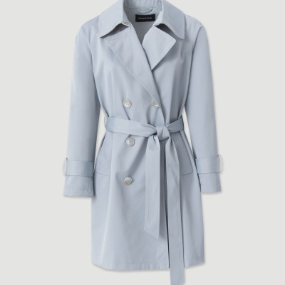 Gabardine midi em algodão Ferrache