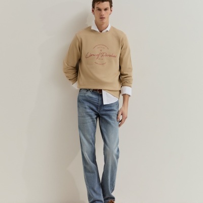 Sweatshirt em algodão Lion of Porches