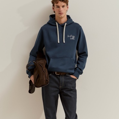 Sweater com capuz Lion of Porches