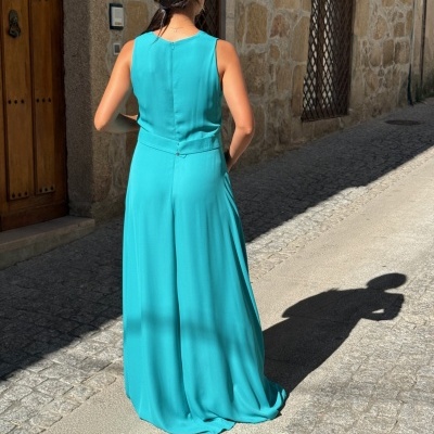 Vestido longo Moncho Heredia