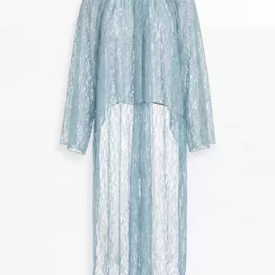 Túnica Semitransparente de Renda Sahoco