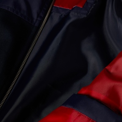 Blusão em tecido técnico com capuz amovível Lion of Porches