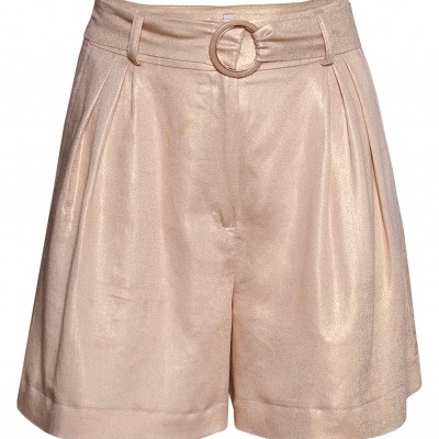 Calções Tecido Metalizado Sahoco