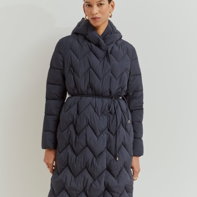 Blusão Acolchoado Comprido Lion of Porches