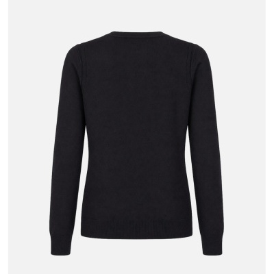 Camisola de malha com detalhe perfurado e logo Scripta
