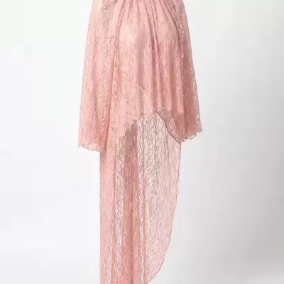 Túnica Semitransparente de Renda Sahoco