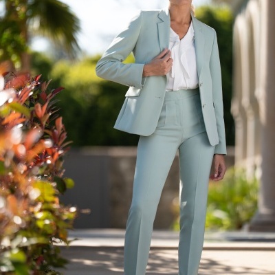 Blazer clássico cintado Ferrache