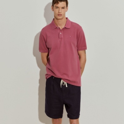 Polo piqué regular fit de algodão Lion of Porches