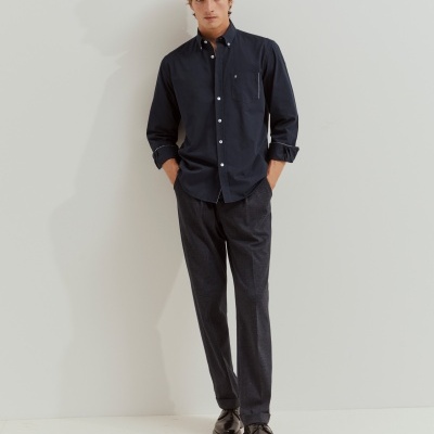 Camisa regular fit de algodão Lion of Porches