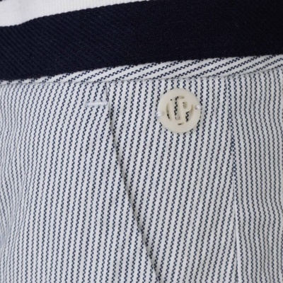 Calças chino com riscas e cinto Lion of Porches