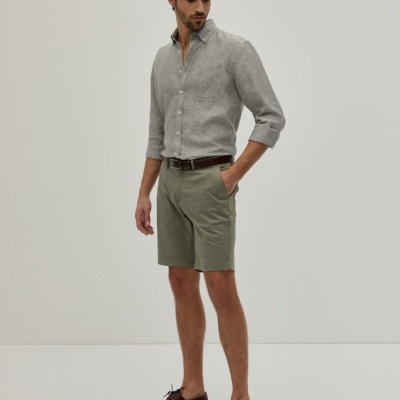 Calções bermuda em sarja Decenio