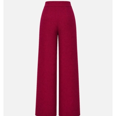 Calça wide leg com pinça Scripta