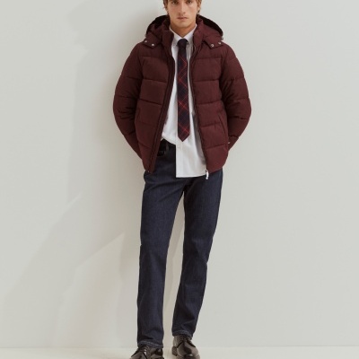 Blusão acolchoado com capuz  Lion of Porches