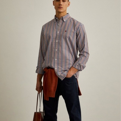 Camisa quadrados regular fit Lion of Porches