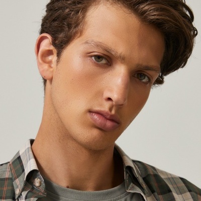 Camisa regular fit xadrez Decenio