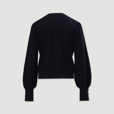 Camisola de malha com mangas abalonadas Ferrache