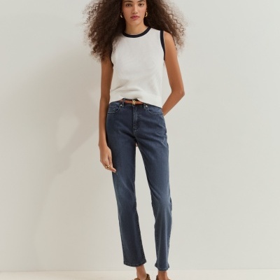 Calças denim de algodão Lion of Porches