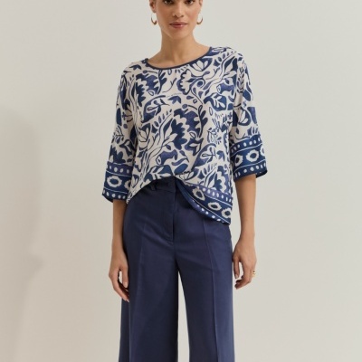 Blusa com estampado Lion of Porches