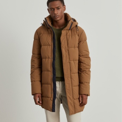 Parka acolchoada com capuz Lion of Porches