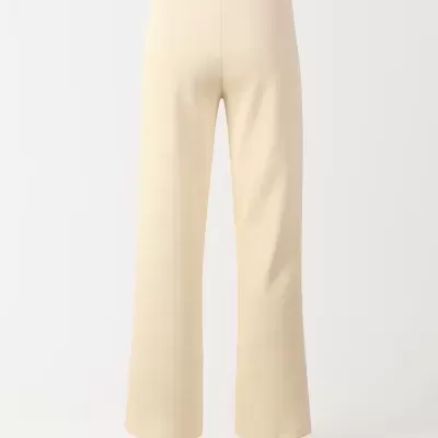 Calças Creme com Cintura Desportiva Sahoco