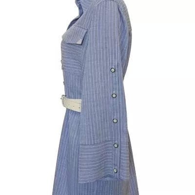 Vestido Camiseiro com Cinto Sahoco