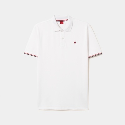 Polo piqué slim fit em algodão Lion of Porches