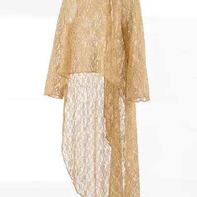 Túnica Semitransparente de Renda Sahoco