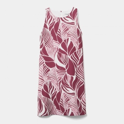 Vestido curto com estampado Decenio