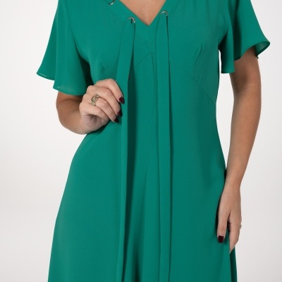 Vestido de corte fitting ligeiramente cintado Ana sousa