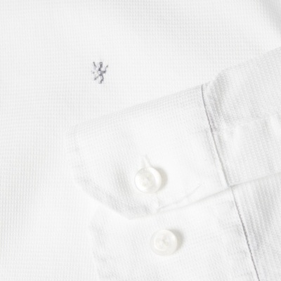 Camisa slim fit de algodão Lion of Porches