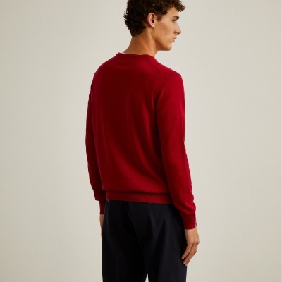 Pullover decote em V Lion of Porches