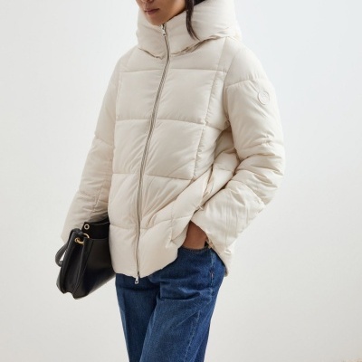 Blusão acolchoado com capuz Decenio