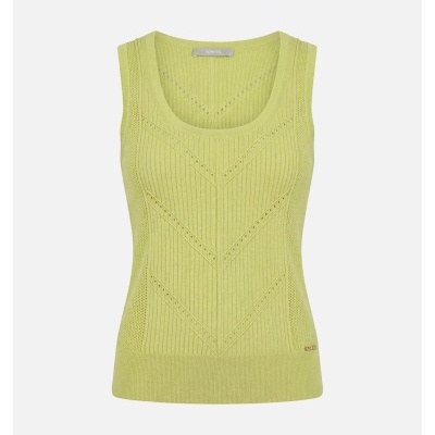 Top de malha perfurada Scripta