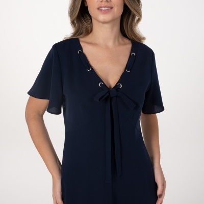 Vestido de corte fitting ligeiramente cintado Ana sousa