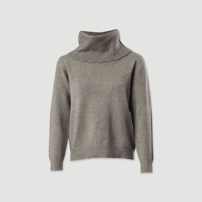 Camisola de malha com gola alta estruturada Ferrache